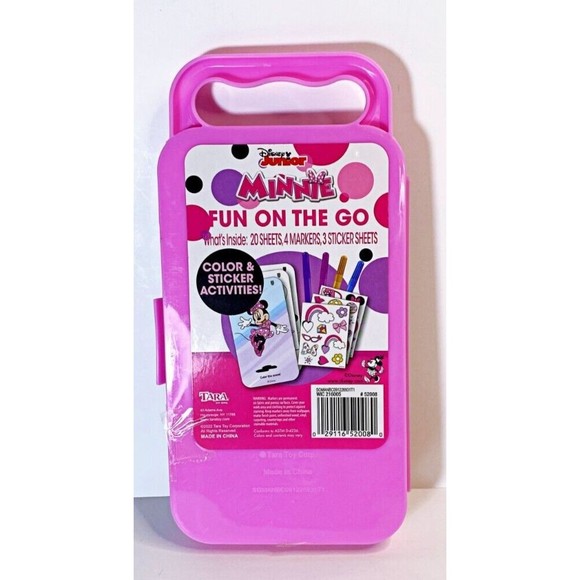 Minnie Mouse | Fun On The Go Color & Sticker Activities Set- NEW! | Ages 3+ - Picture 2 of 4
